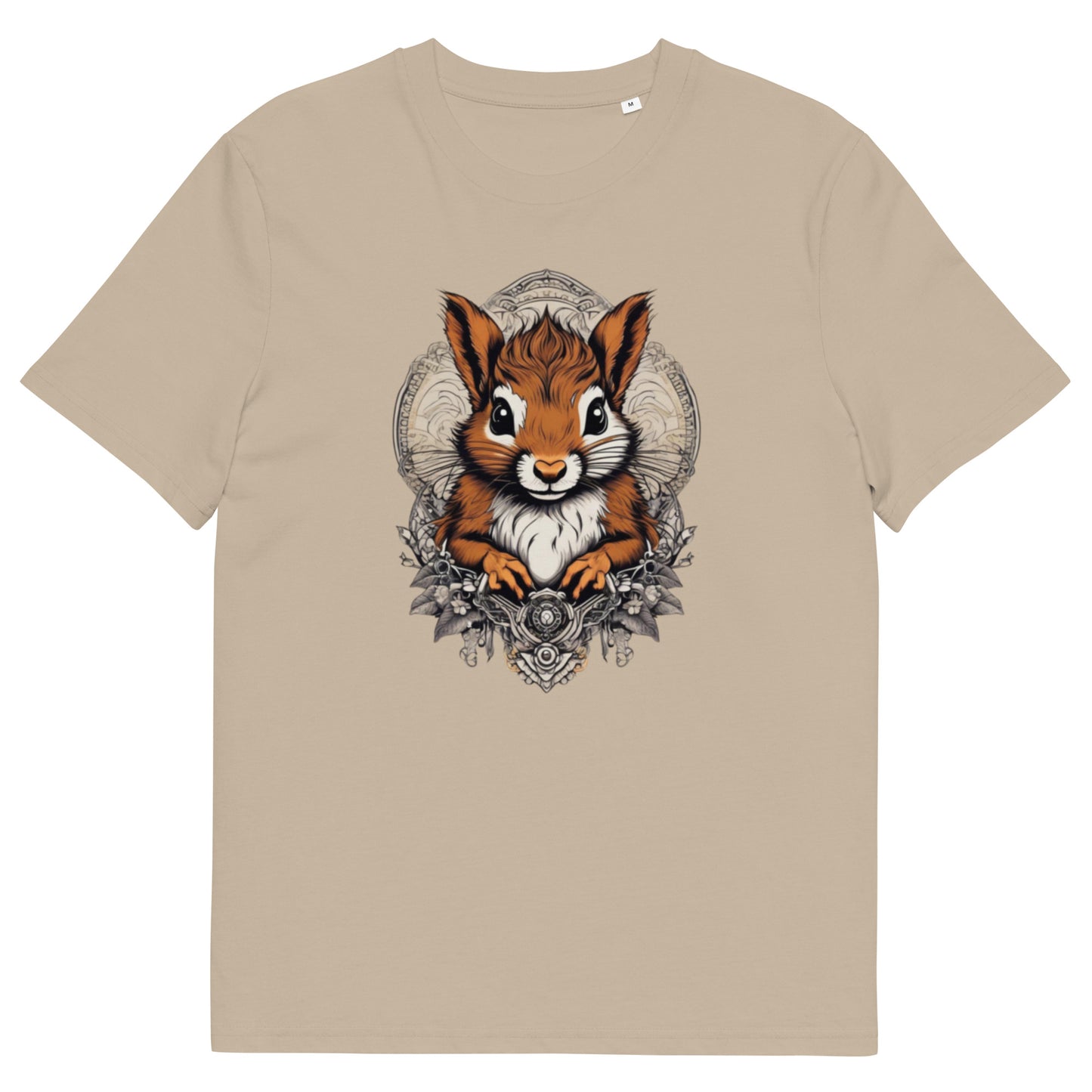 Red Squirrel design - Unisex fitted cotton T-Shirt