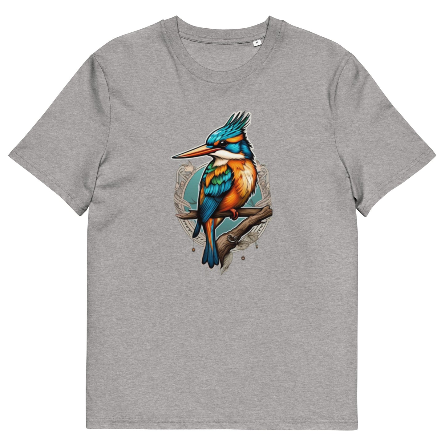 The lone Kingfisher design - Unisex fitted cotton T-Shirt