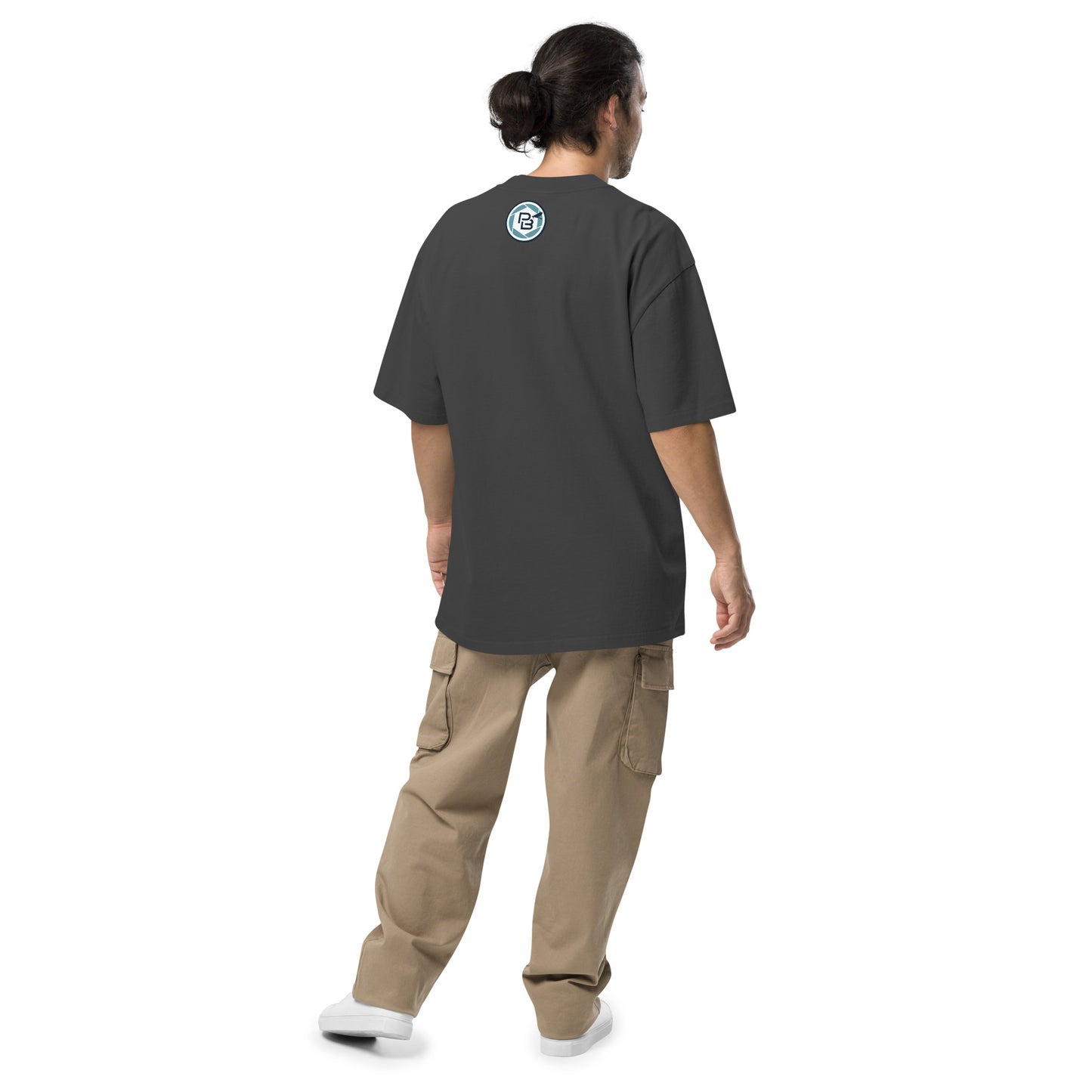 Eurasian Brown Bear design - Oversized faded T-shirt