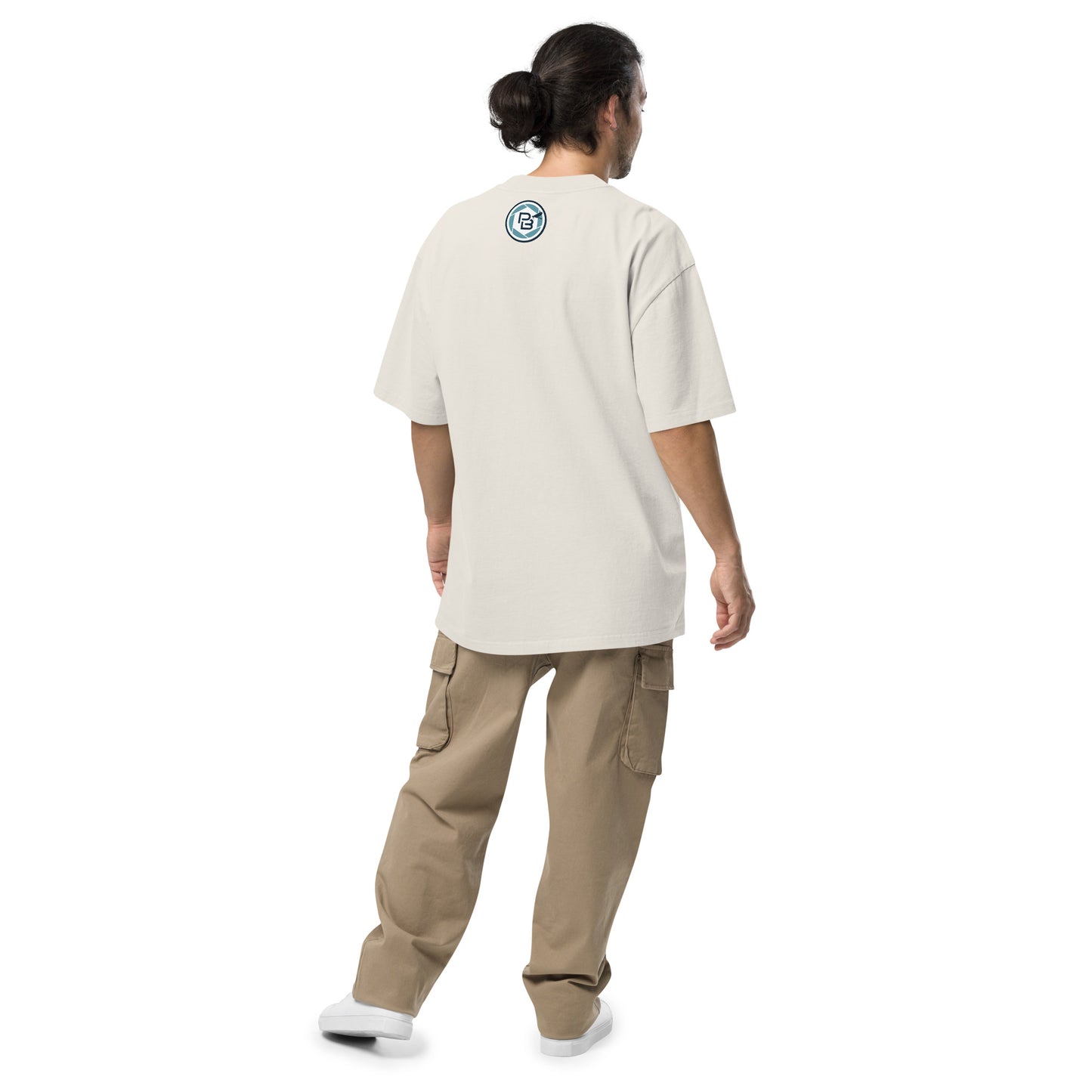 Eurasian Brown Bear design - Oversized faded T-shirt