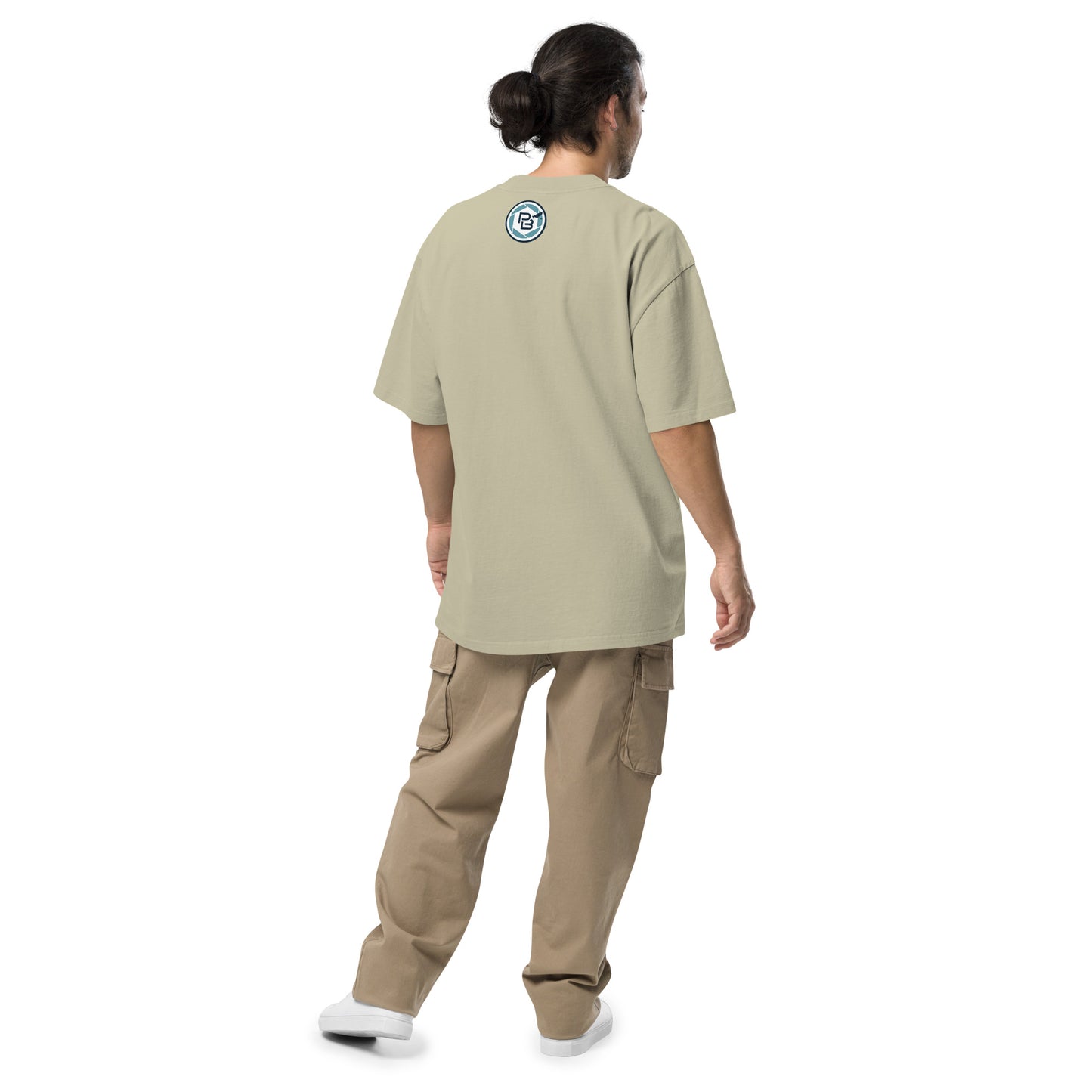 Eurasian Brown Bear design - Oversized faded T-shirt