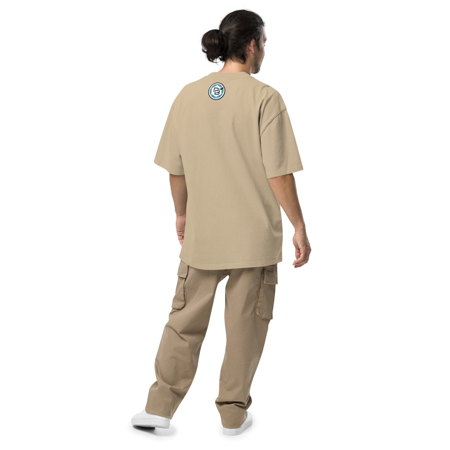 Eurasian Brown Bear design - Oversized faded T-shirt