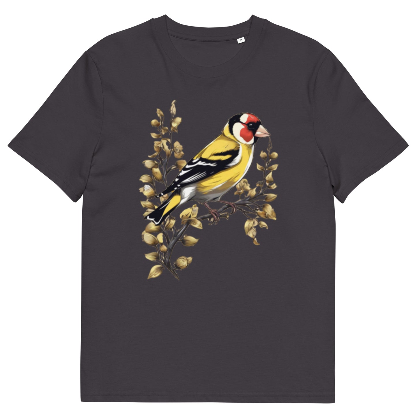 Goldfinch bird design - Unisex fitted cotton T-Shirt