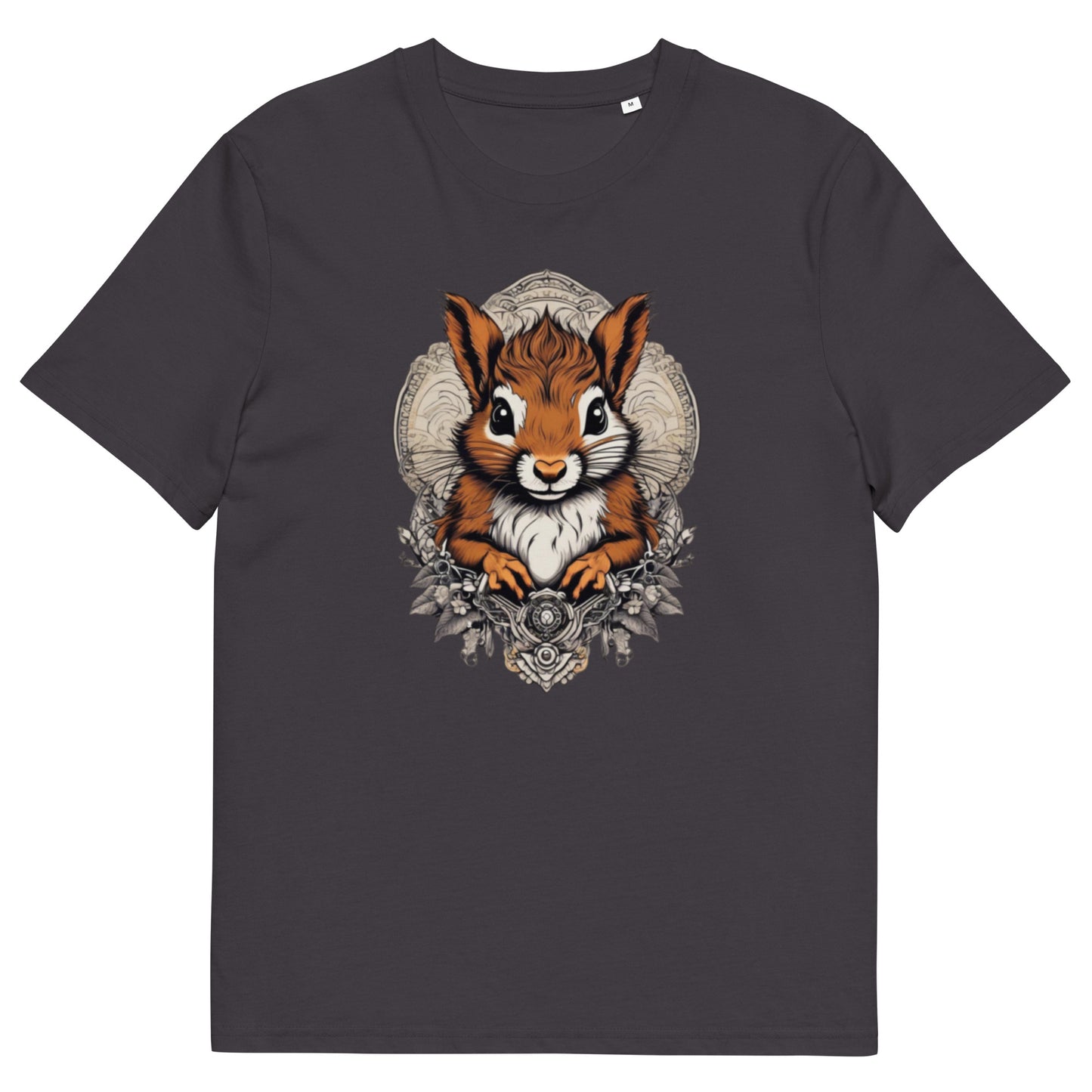 Red Squirrel design - Unisex fitted cotton T-Shirt