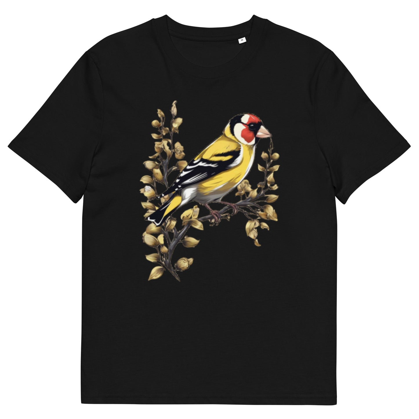 Goldfinch bird design - Unisex fitted cotton T-Shirt