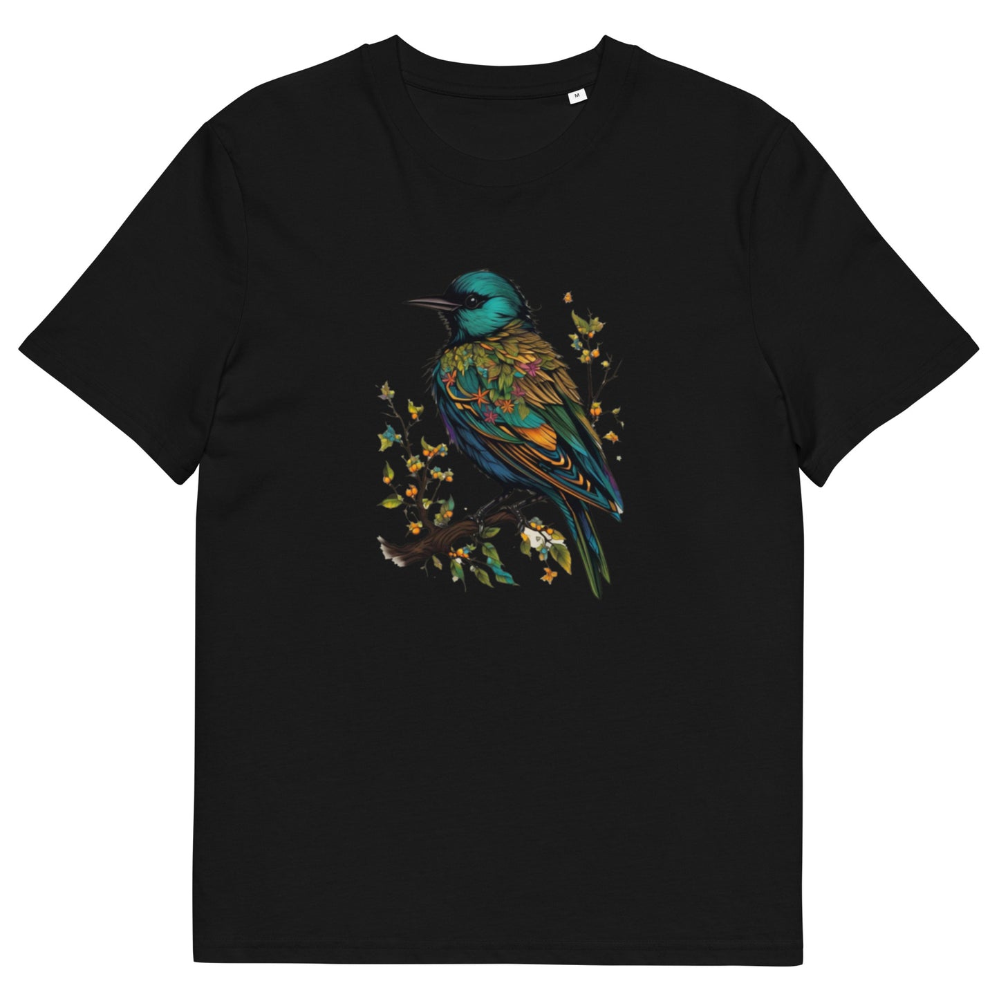 The colours of a Starling design - Unisex fitted cotton T-Shirt