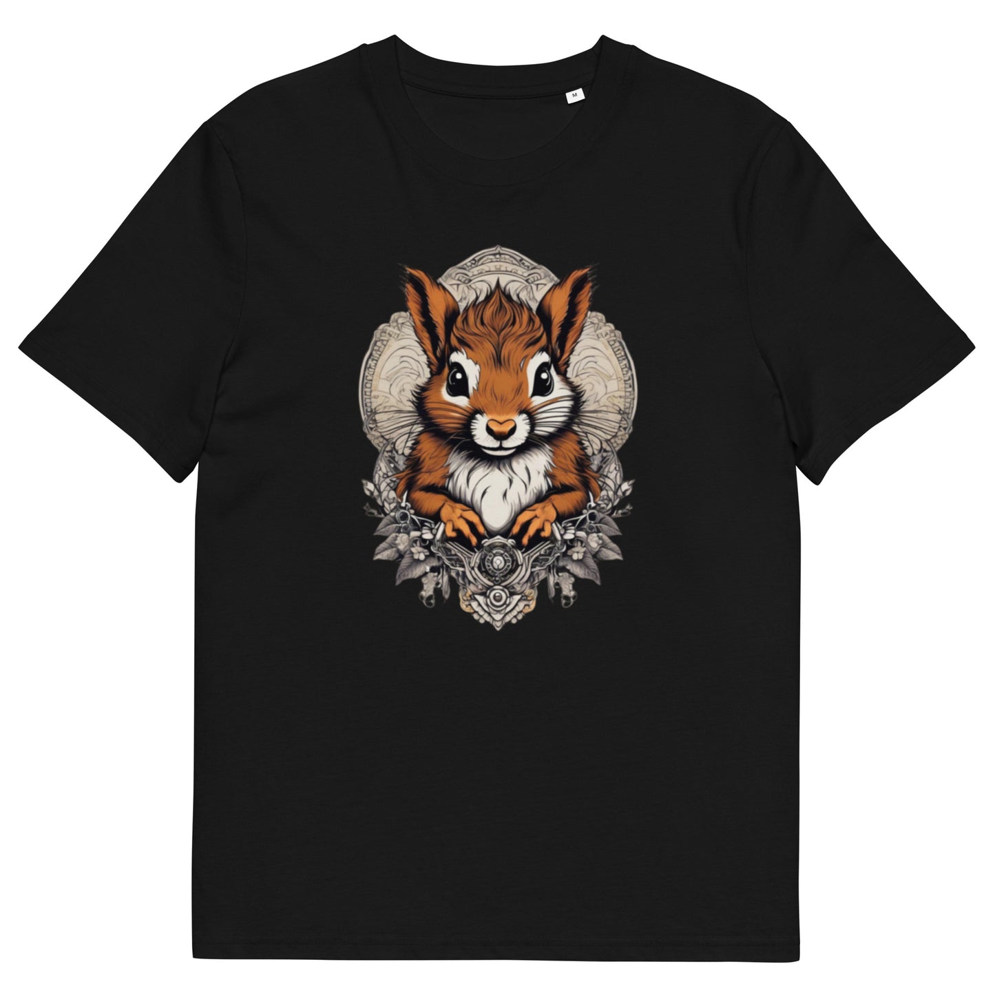 Red Squirrel design - Unisex fitted cotton T-Shirt