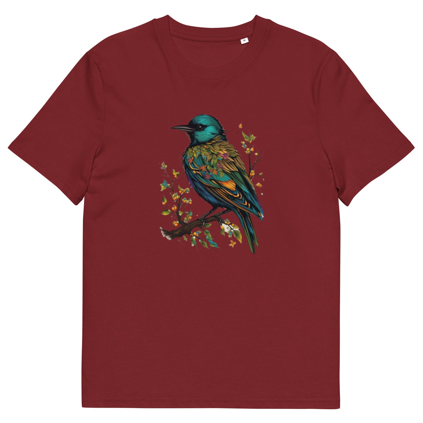 The colours of a Starling design - Unisex fitted cotton T-Shirt