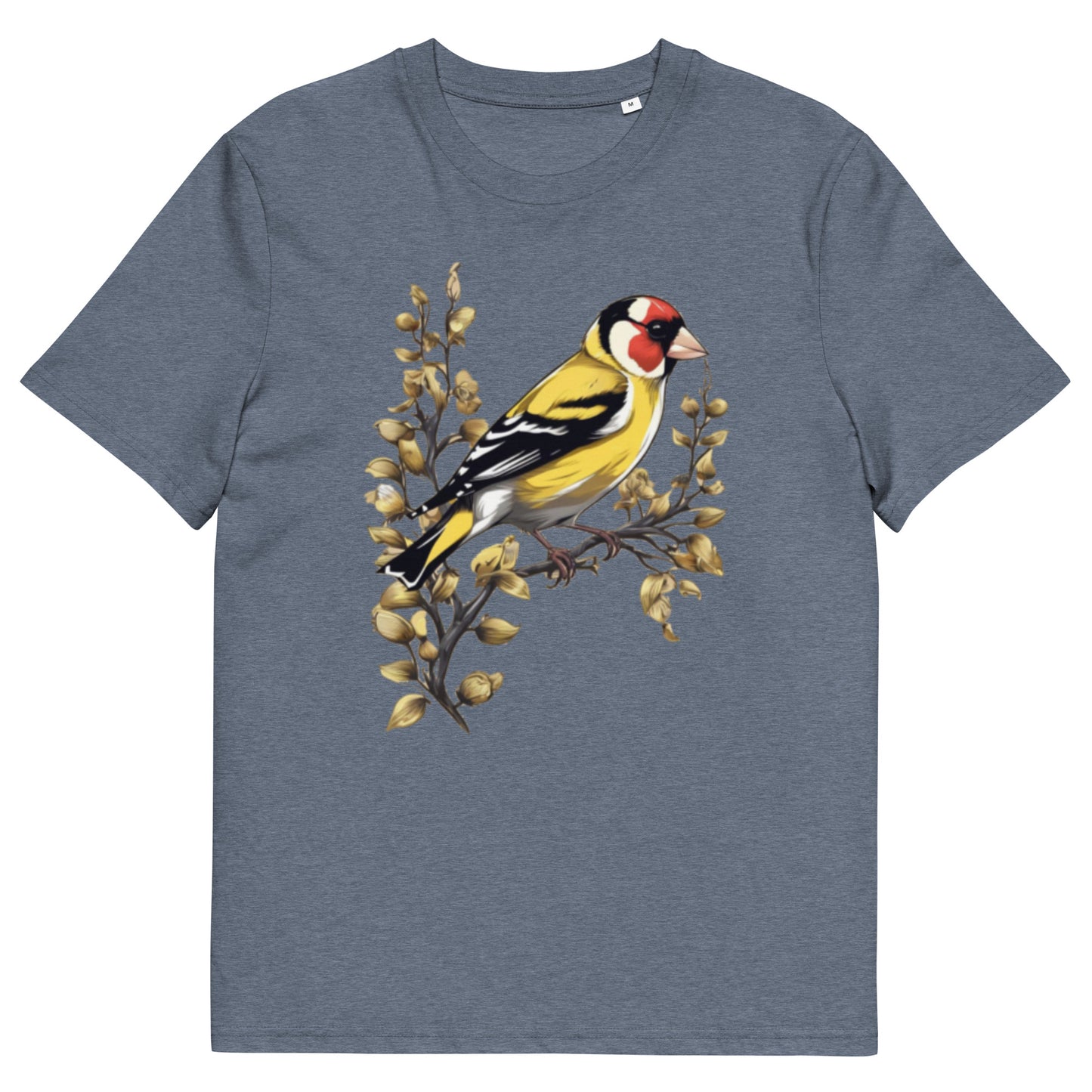 Goldfinch bird design - Unisex fitted cotton T-Shirt