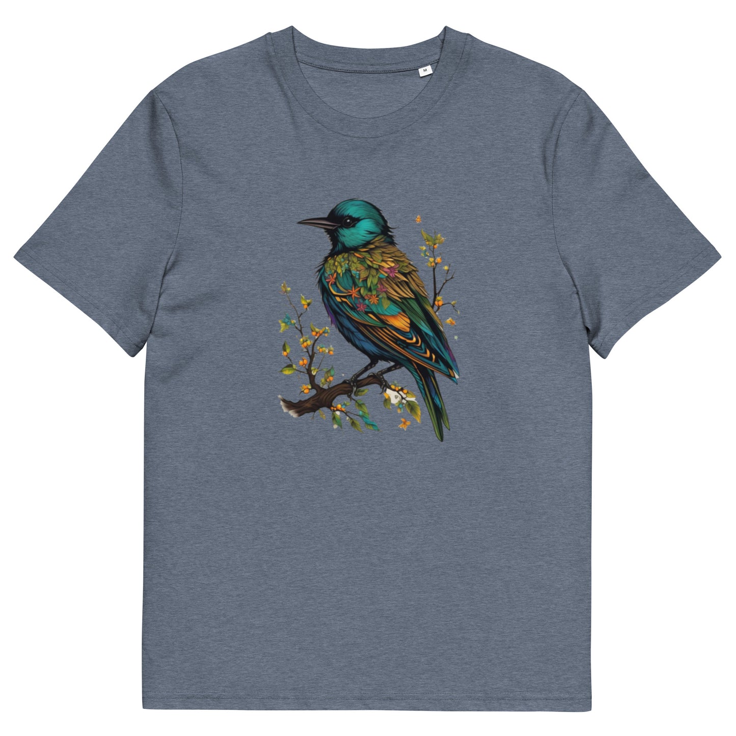 The colours of a Starling design - Unisex fitted cotton T-Shirt