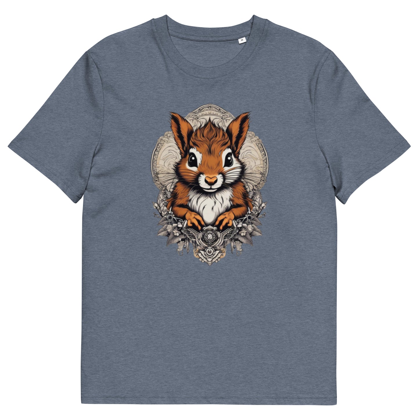 Red Squirrel design - Unisex fitted cotton T-Shirt