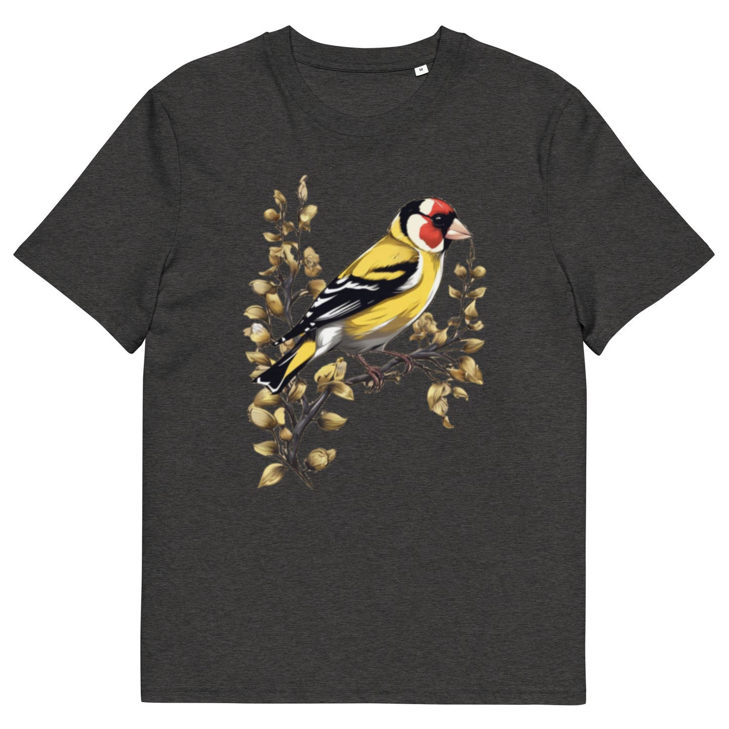 Goldfinch bird design - Unisex fitted cotton T-Shirt