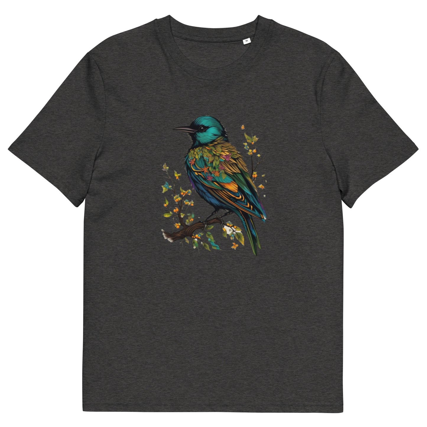 The colours of a Starling design - Unisex fitted cotton T-Shirt