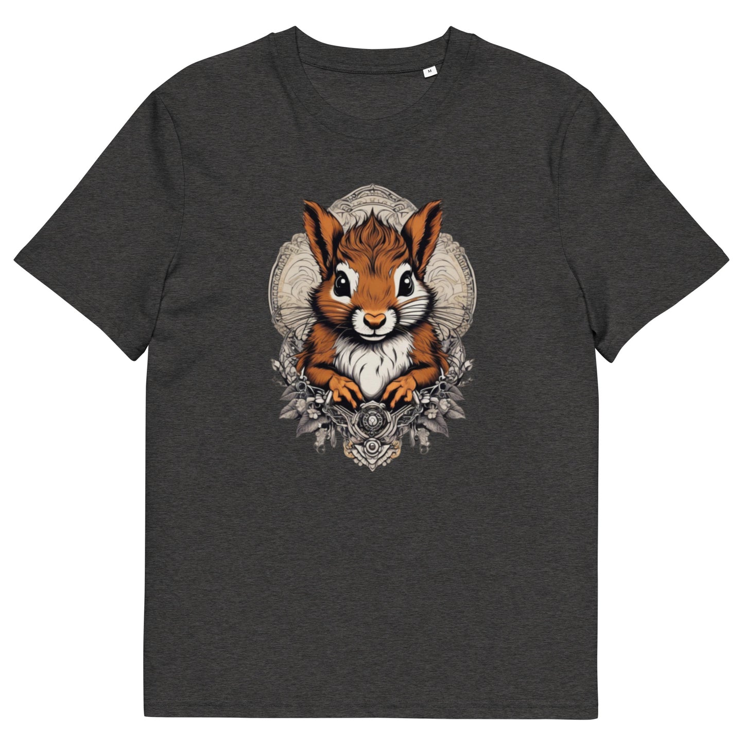 Red Squirrel design - Unisex fitted cotton T-Shirt