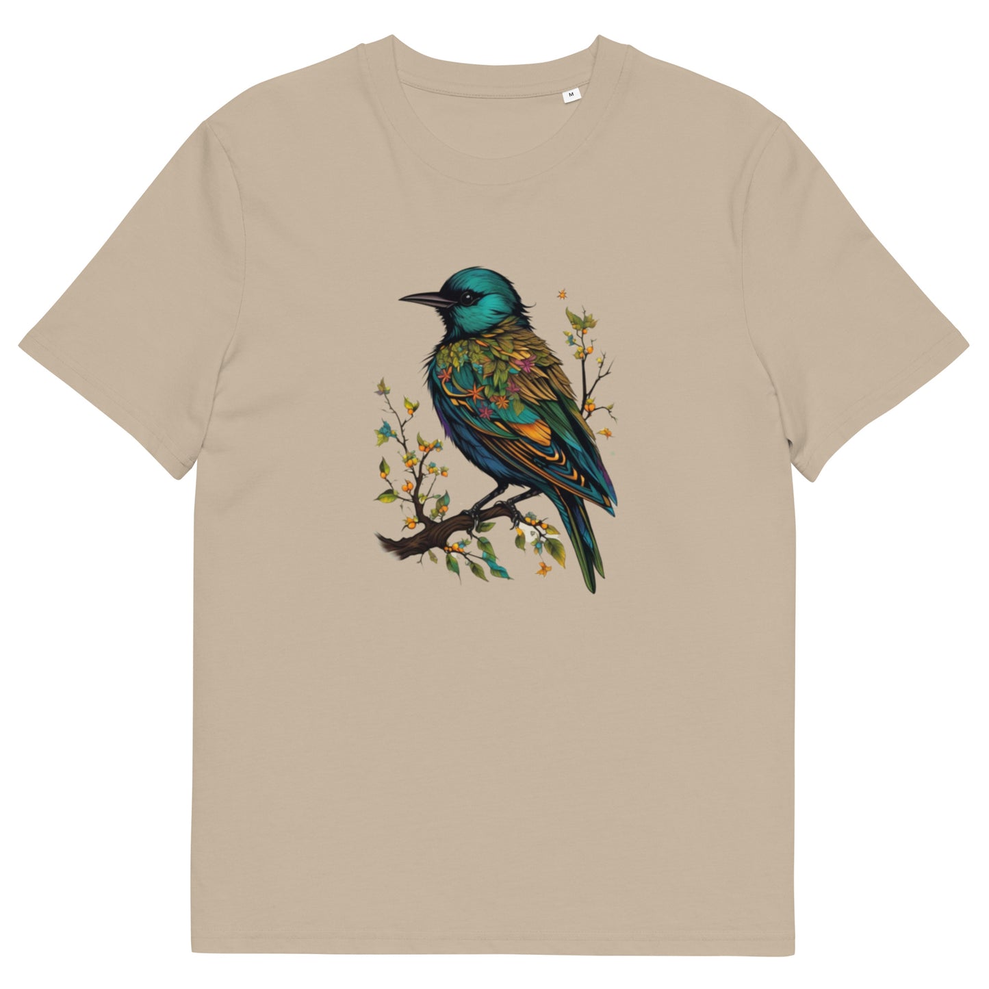 The colours of a Starling design - Unisex fitted cotton T-Shirt
