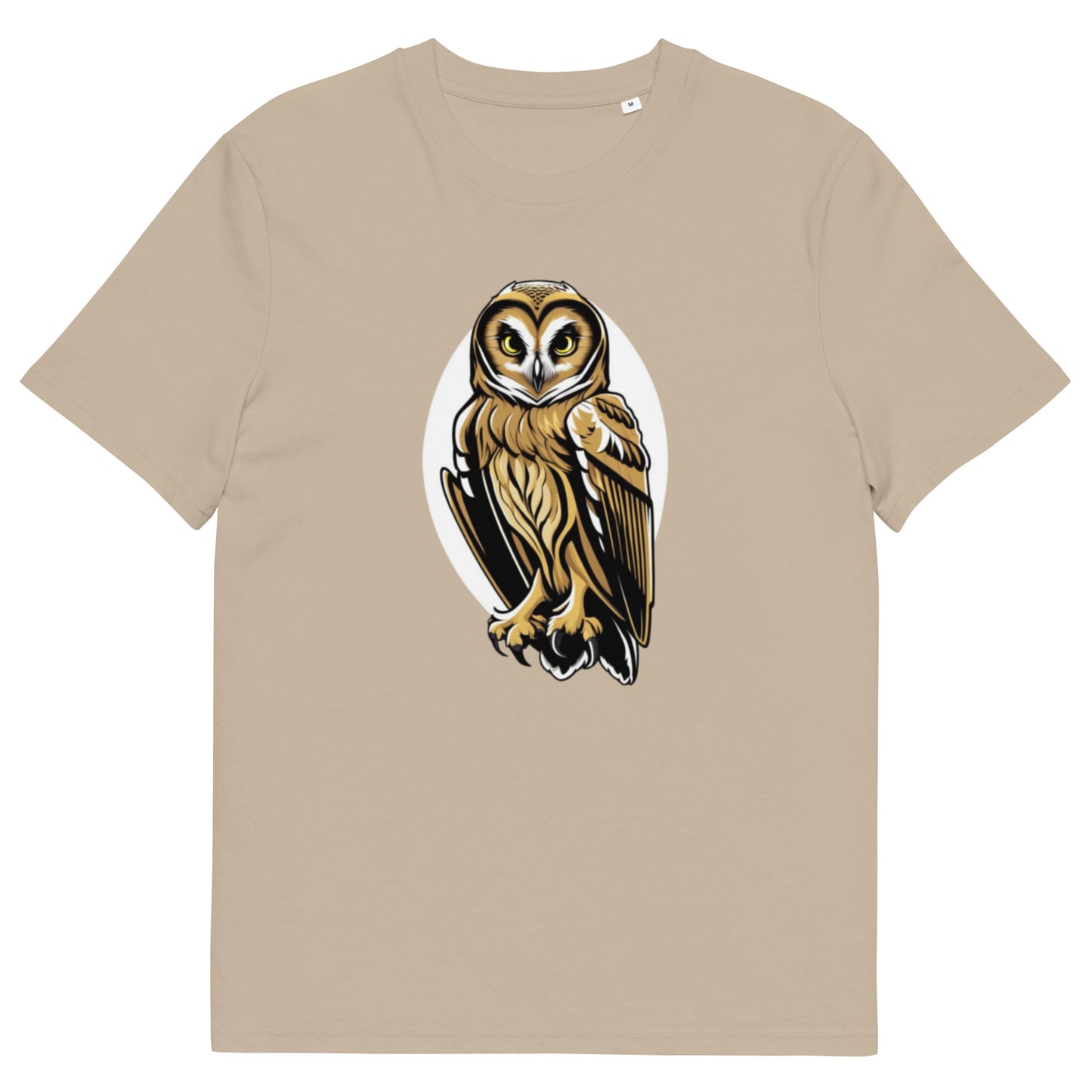 Short Eared Owl design - Unisex fitted cotton T-Shirt