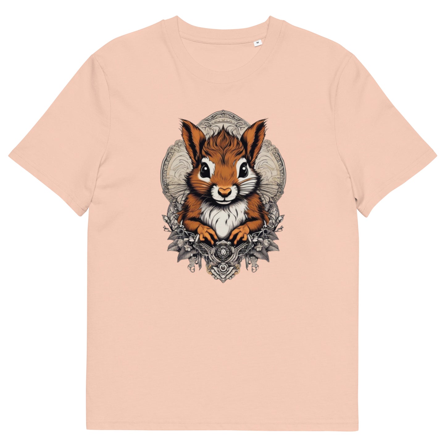 Red Squirrel design - Unisex fitted cotton T-Shirt