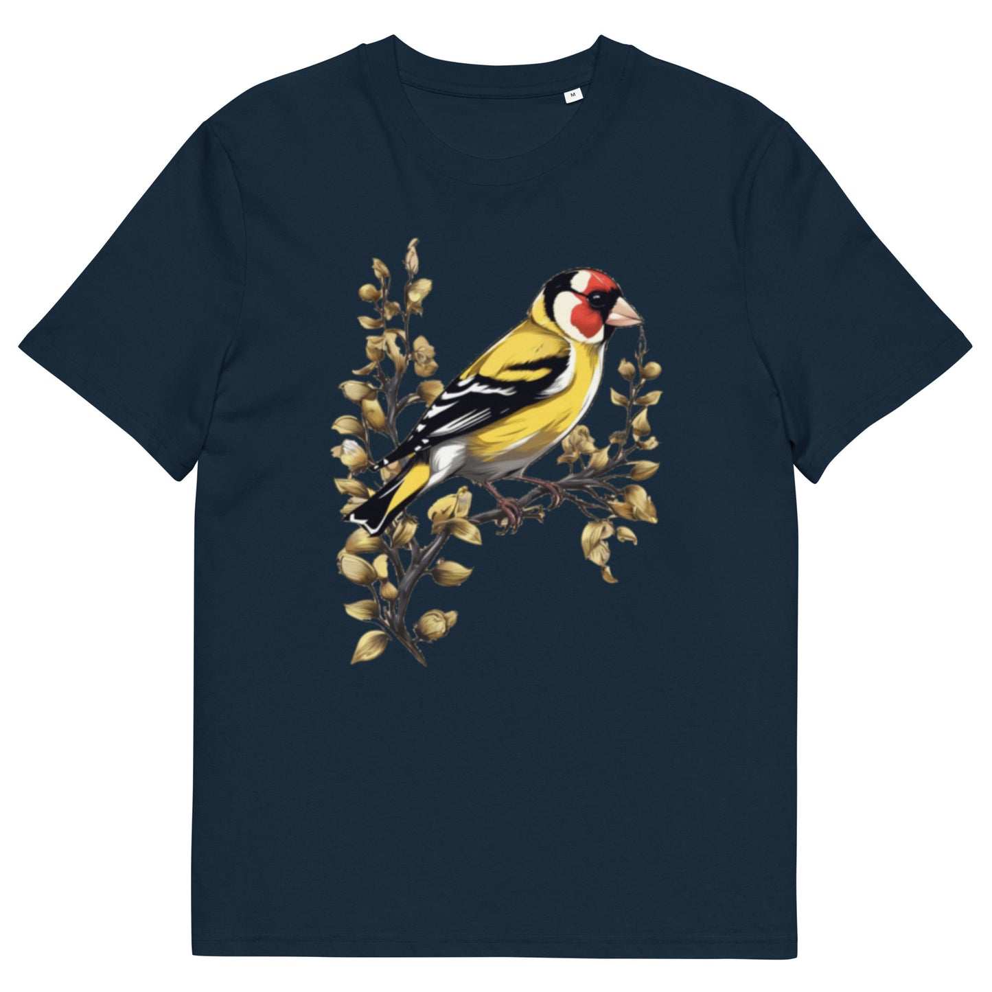 Goldfinch bird design - Unisex fitted cotton T-Shirt