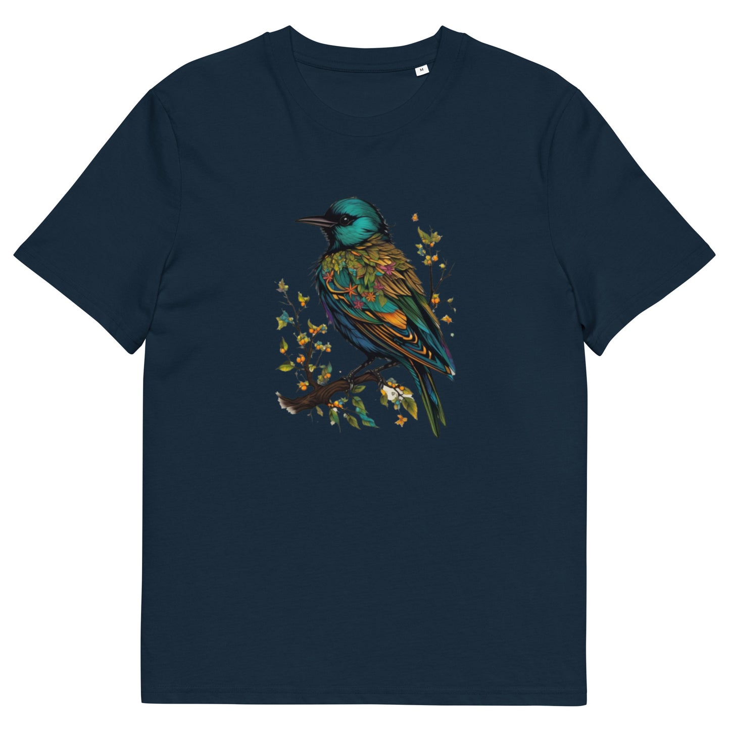 The colours of a Starling design - Unisex fitted cotton T-Shirt