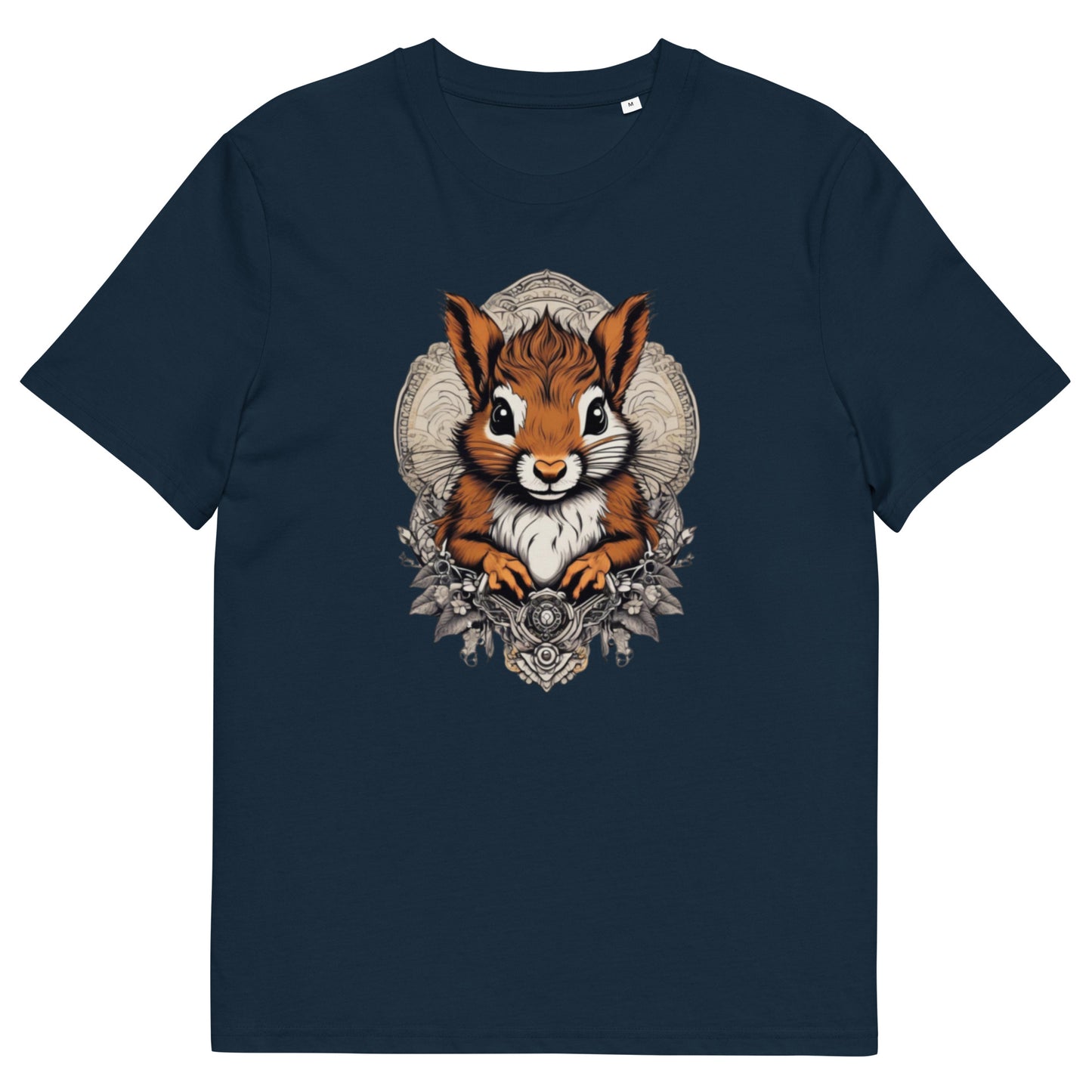 Red Squirrel design - Unisex fitted cotton T-Shirt