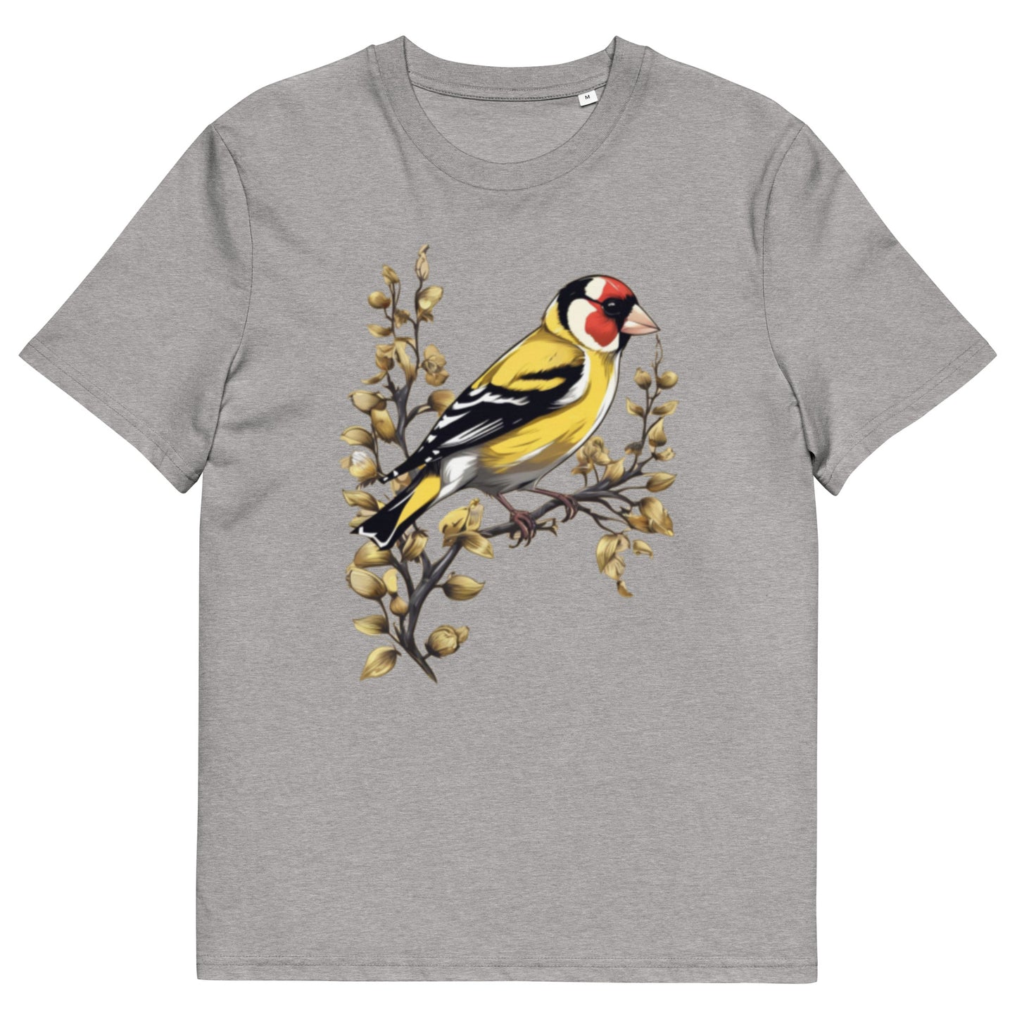 Goldfinch bird design - Unisex fitted cotton T-Shirt