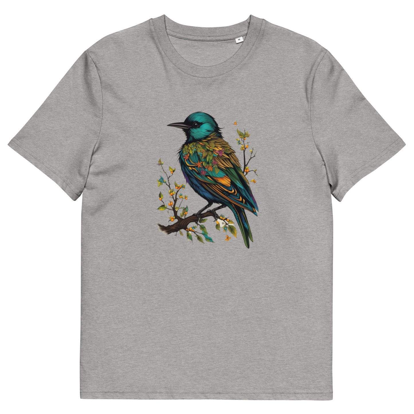 The colours of a Starling design - Unisex fitted cotton T-Shirt