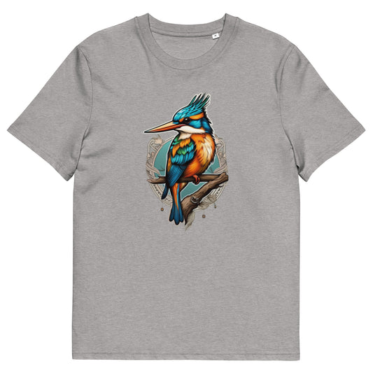 The lone Kingfisher design - Unisex fitted cotton T-Shirt