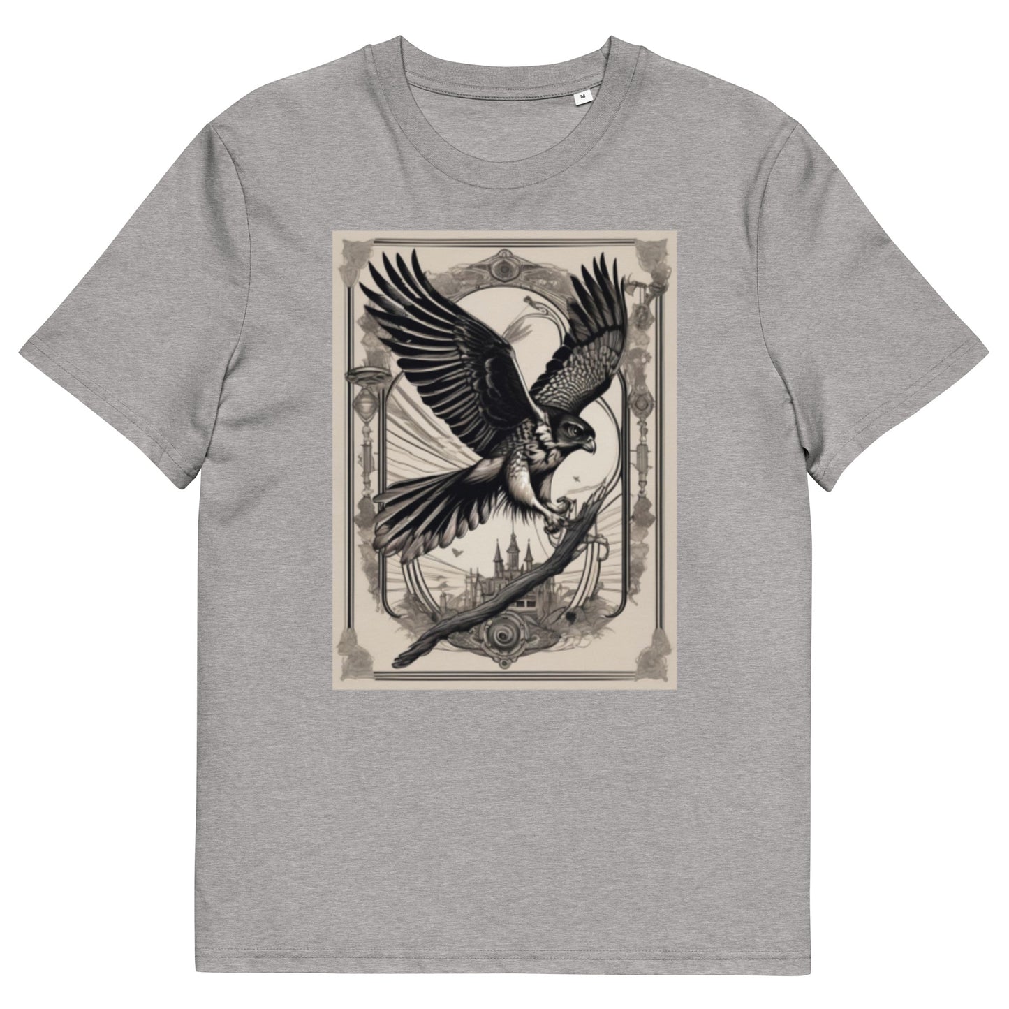 Sparrow hawk design - Unisex fitted cotton T-Shirt
