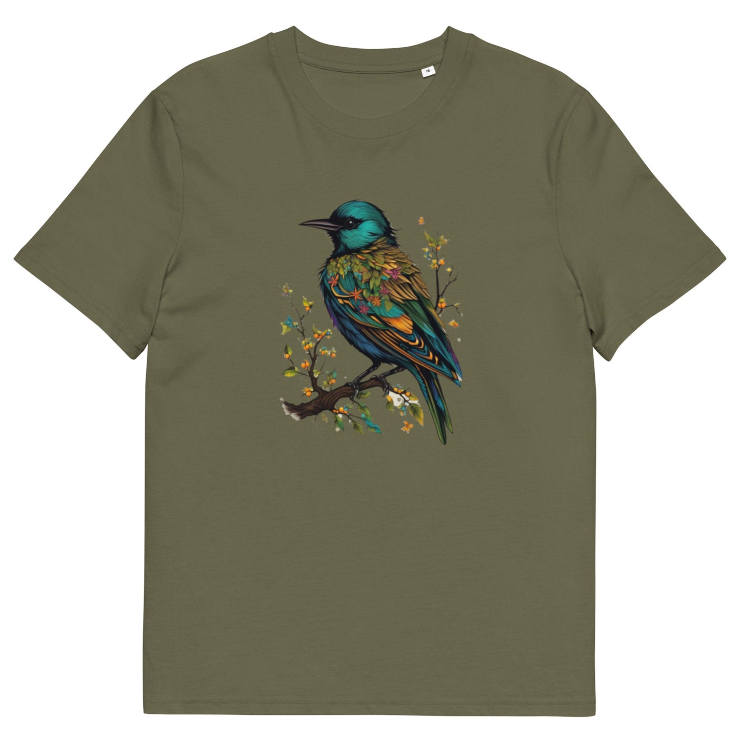 The colours of a Starling design - Unisex fitted cotton T-Shirt
