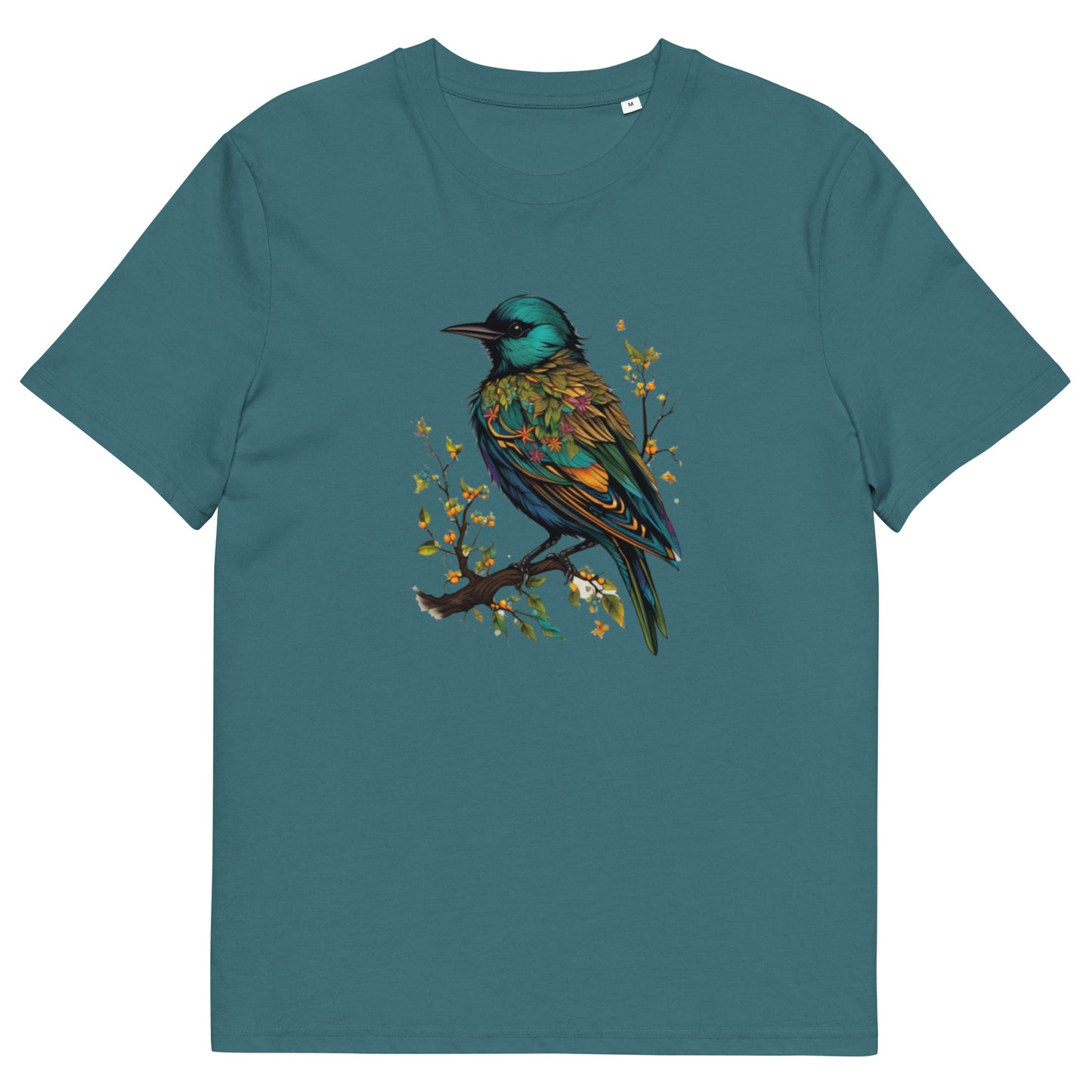 The colours of a Starling design - Unisex fitted cotton T-Shirt