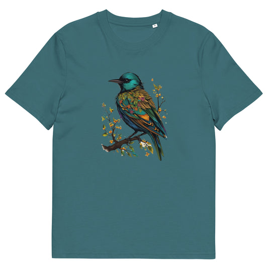 The colours of a Starling design - Unisex fitted cotton T-Shirt