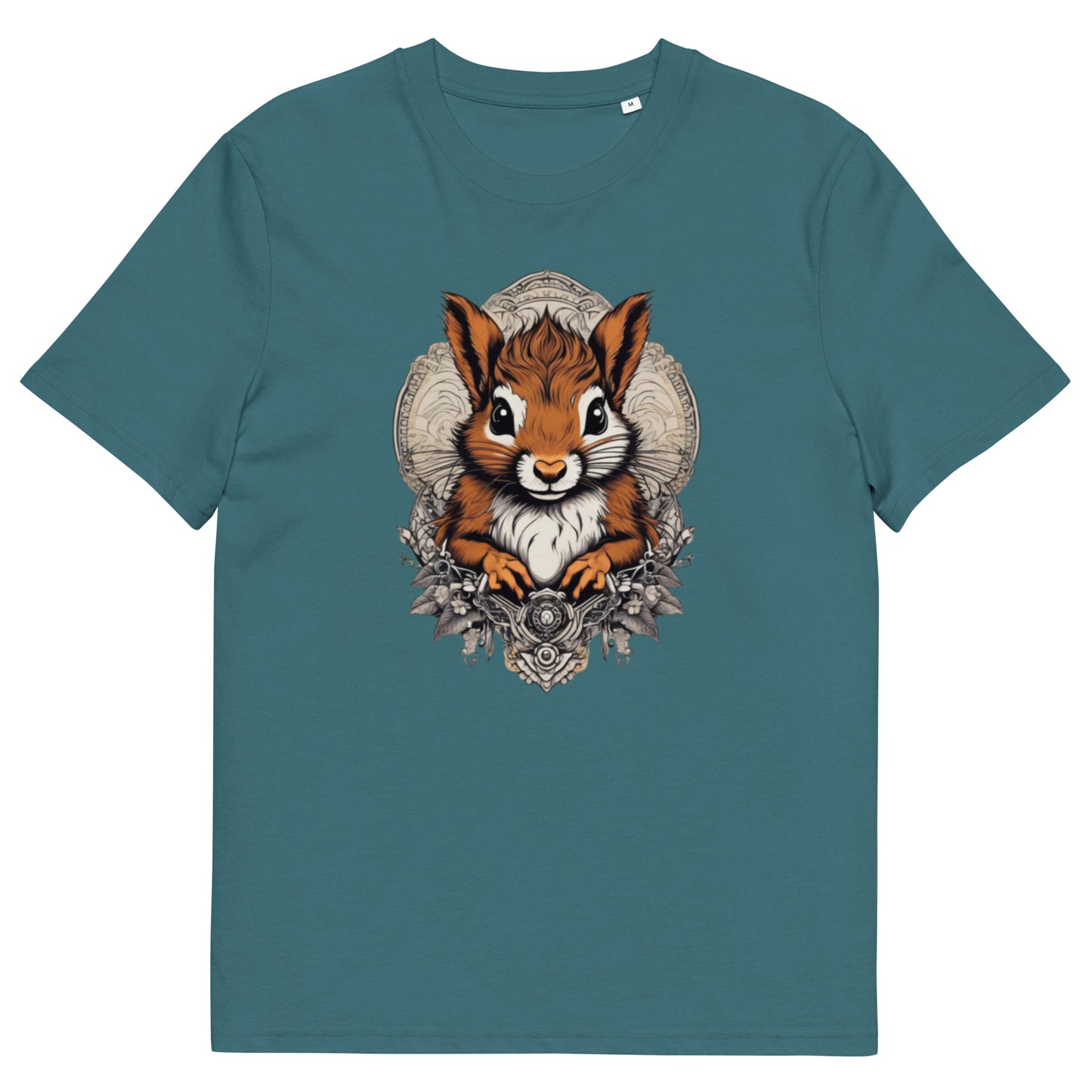 Red Squirrel design - Unisex fitted cotton T-Shirt
