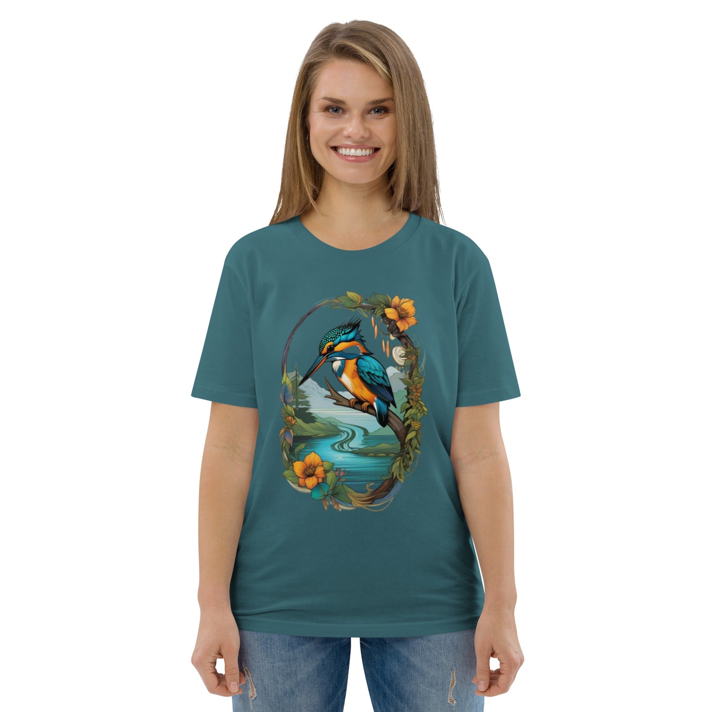 The one and only Kingfisher design - Unisex fitted cotton T-Shirt
