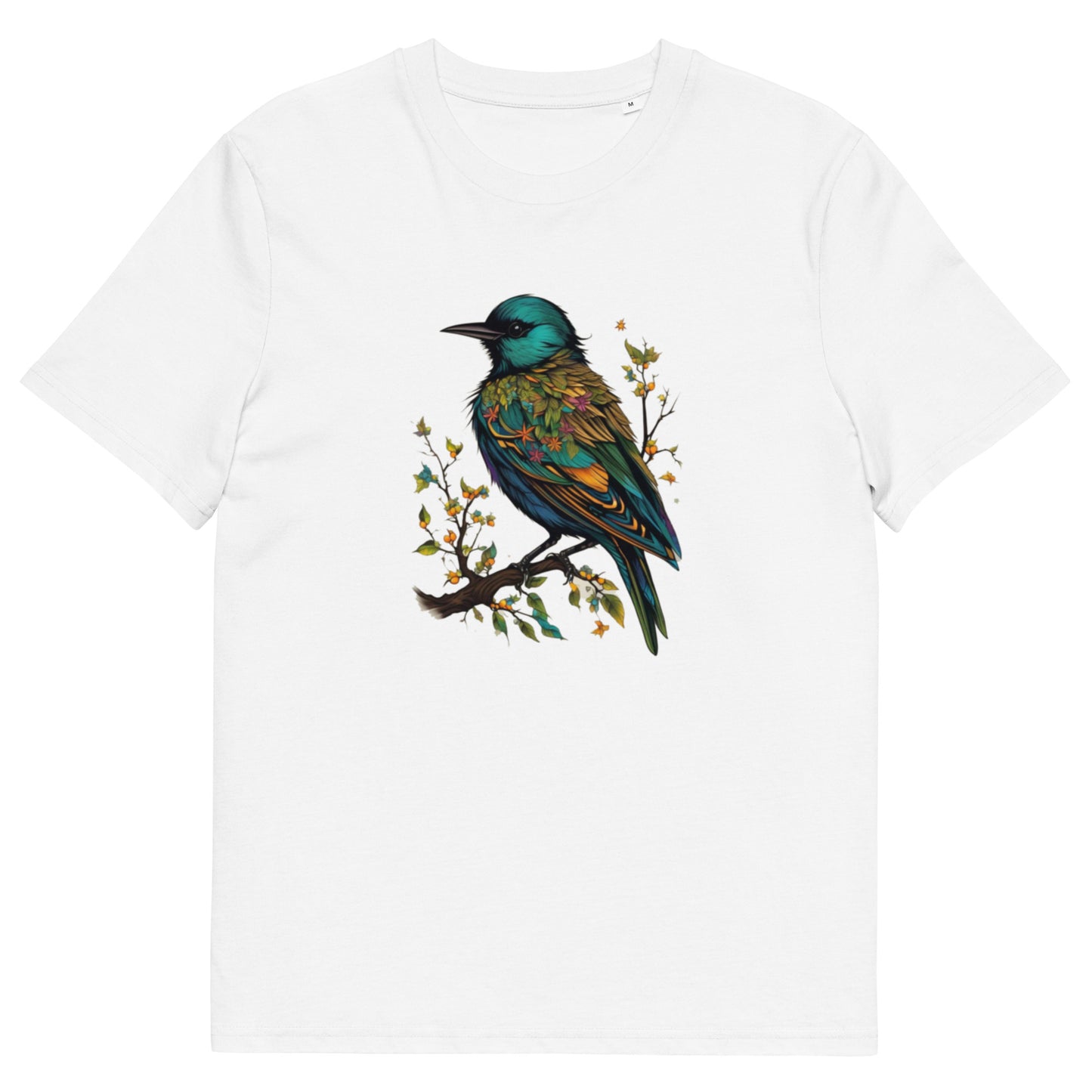 The colours of a Starling design - Unisex fitted cotton T-Shirt