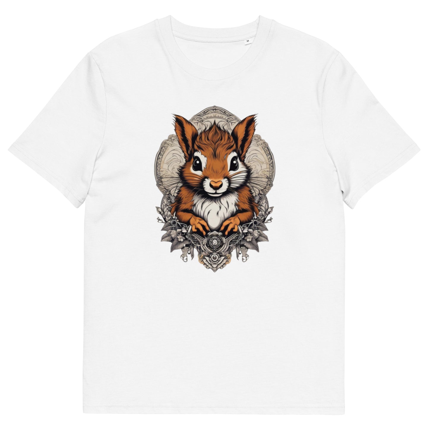 Red Squirrel design - Unisex fitted cotton T-Shirt